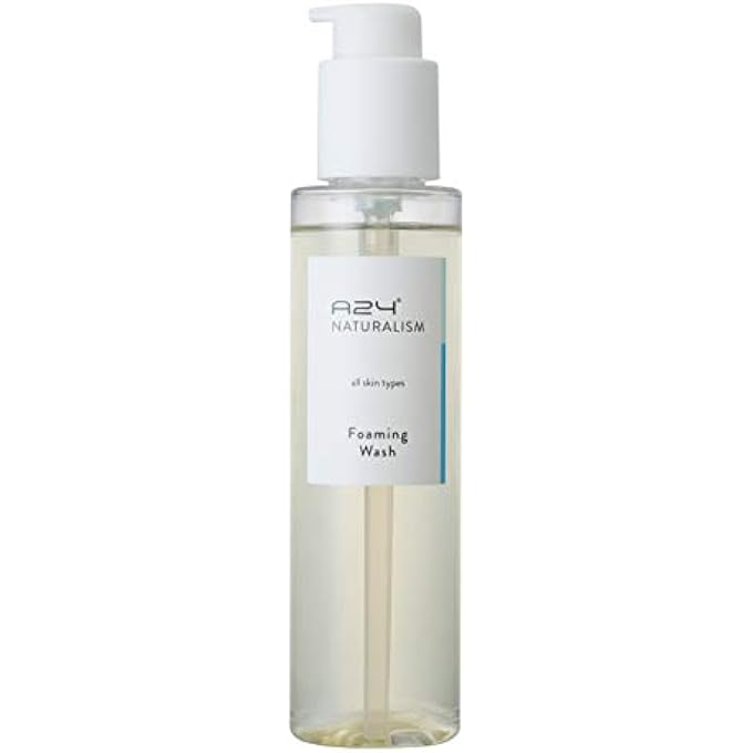 A24 ALOE FOAMING WASH - PH BALANCE 5.5, HYPOALLERGENIC, ALOE JUICE DERIVED NOT POWDER, 99% NATURAL INGREDIENTS, VEGAN FORMULA, IDEAL FOR SENSITIVE AND DRY SKIN, WON'T CLOG PORE, SOAP FREE - Image 1